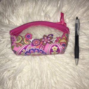 Vera Bradley clear pouch